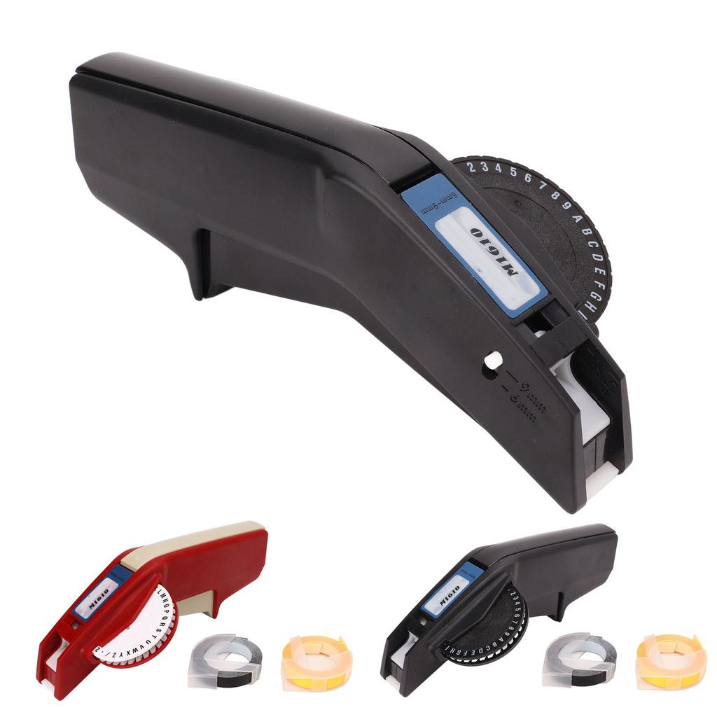 Изготовитель этикеток для тиснения, прозрачный номер, буква, ручная тиснитель этикеток из АБС-пластика для L