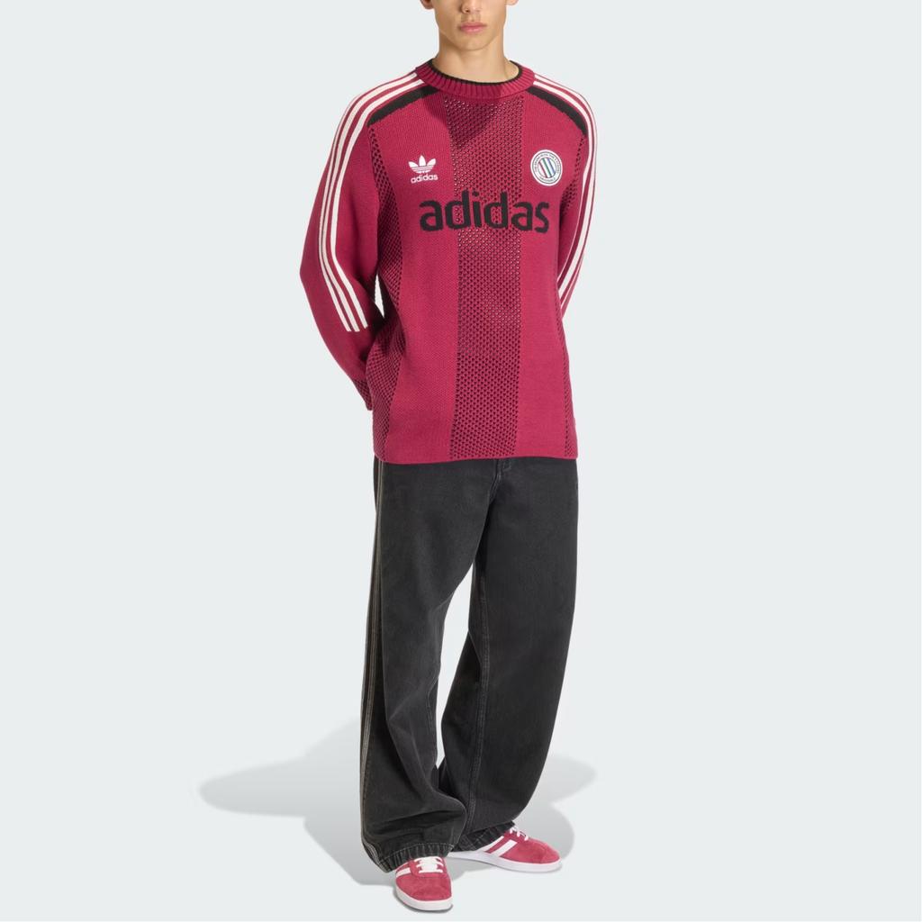 adidas Originals Adicolor Blokecore Свободная Модная Повседневная Дышащая Футболка с Длинным Рукавом Унисекс Топы KQ5086