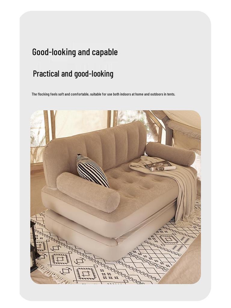 Надувной диван и кровать: Портативный коврик для улицы и помещений для кемпинга и сна