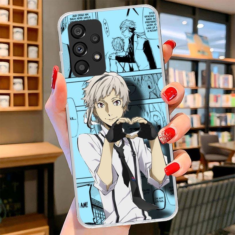 Чехол для телефона Bungo Stray Dogs Манга Для Samsung Galaxy A17 A37 A57 A16 A26 A36 A56 A15 A25 A35 A55 A14 A24 A34 A54 A13 A23 A33 A53