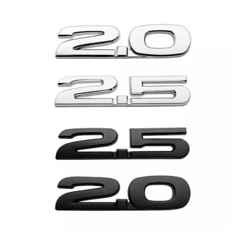 2.0 2.5 digital car stickers for Mazda tail rear trunk modification accessories displacement number body side decorative decals yvmsj22