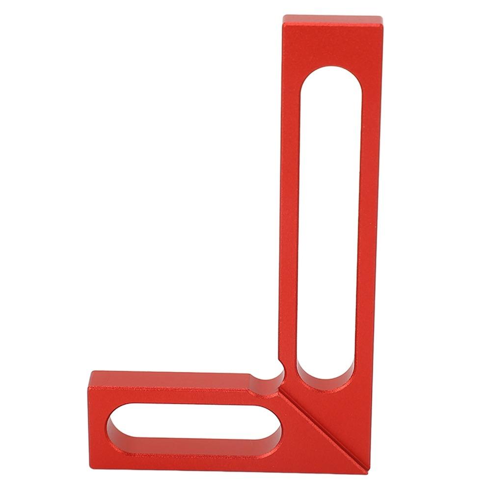 Aluminum Alloy Right Angle Ruler L Shape Design Machinist Square Measuring Square Woodworking Use