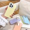 Роскошный Чехол из Жидкого Силикона Конфетного Цвета для iPhone 16 15 14 13 12 Pro Max Puls 11 Мягкий Ударопрочный Бампер Матовое Покрытие