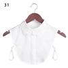 1pc Sexy Lace Fake Collar Shirt Shawl Flower Crochet Neckline Collars Women Detachable Collar Half Shirt Faux Collar Lace Fabric