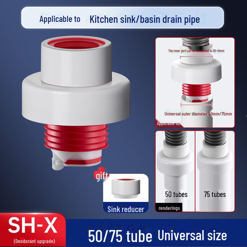 Уплотнитель для сливного отверстия Hansha Anti-Odor для кухонных и ванных раковин