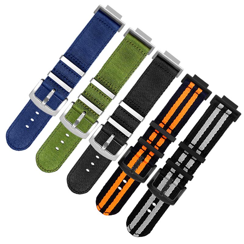 Нейлоновый холщовый ремешок для часов для GSHOCK Casio DW5600 DW-5600 GA110 GA100 GA120 GM2100 GA2100 GA2110 Модифицированный ремешок Спортивный ремешок