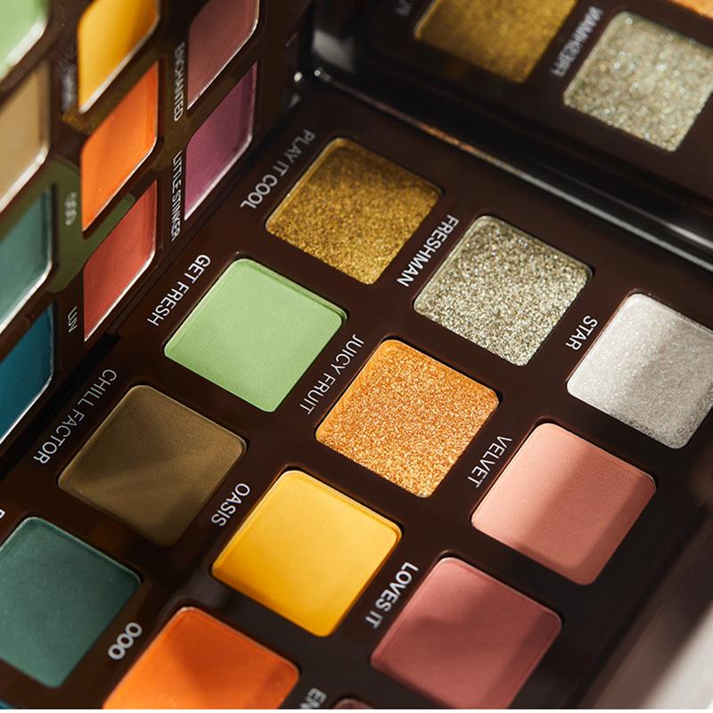 Pudaier Glitter Pearl Powder Студенческий макияж 15 цветов Матовая палитра теней для век цвета дикой земли