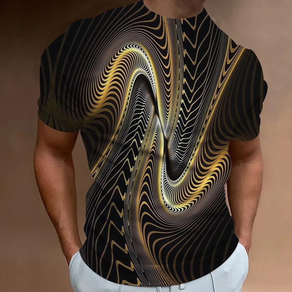 Модные мужские футболки с принтом, топы с короткими рукавами, летняя повседневная уличная футболка с круглым вырезом, футболка большого размера, мужская 3D одежда, хит продаж