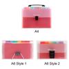 Office Supplies File Case Plastic File Folder Document Bag 13 Pockets Paper Organizer