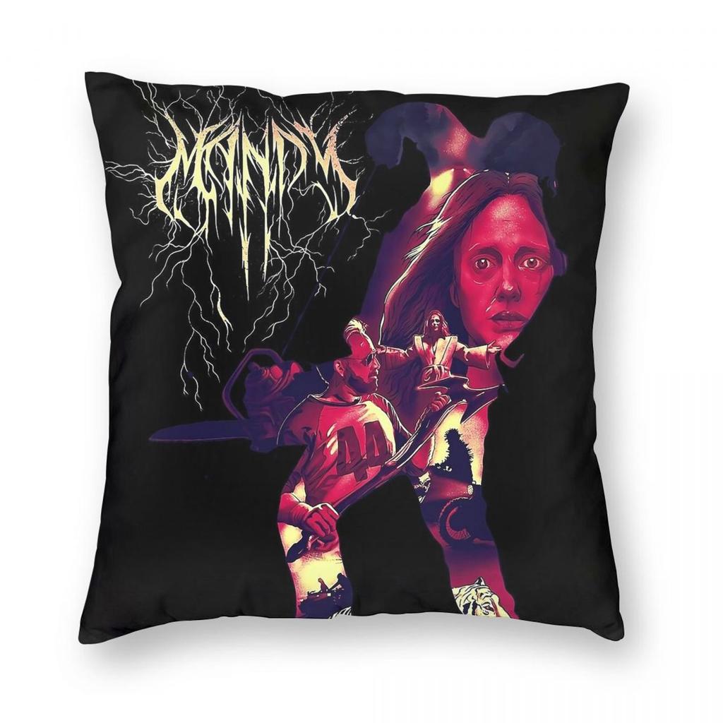 Mandy Horror Film Square Pillowcase Polyester Linen Velvet Creative Zip Decor Throw Pillow Case Home Cushion Cover