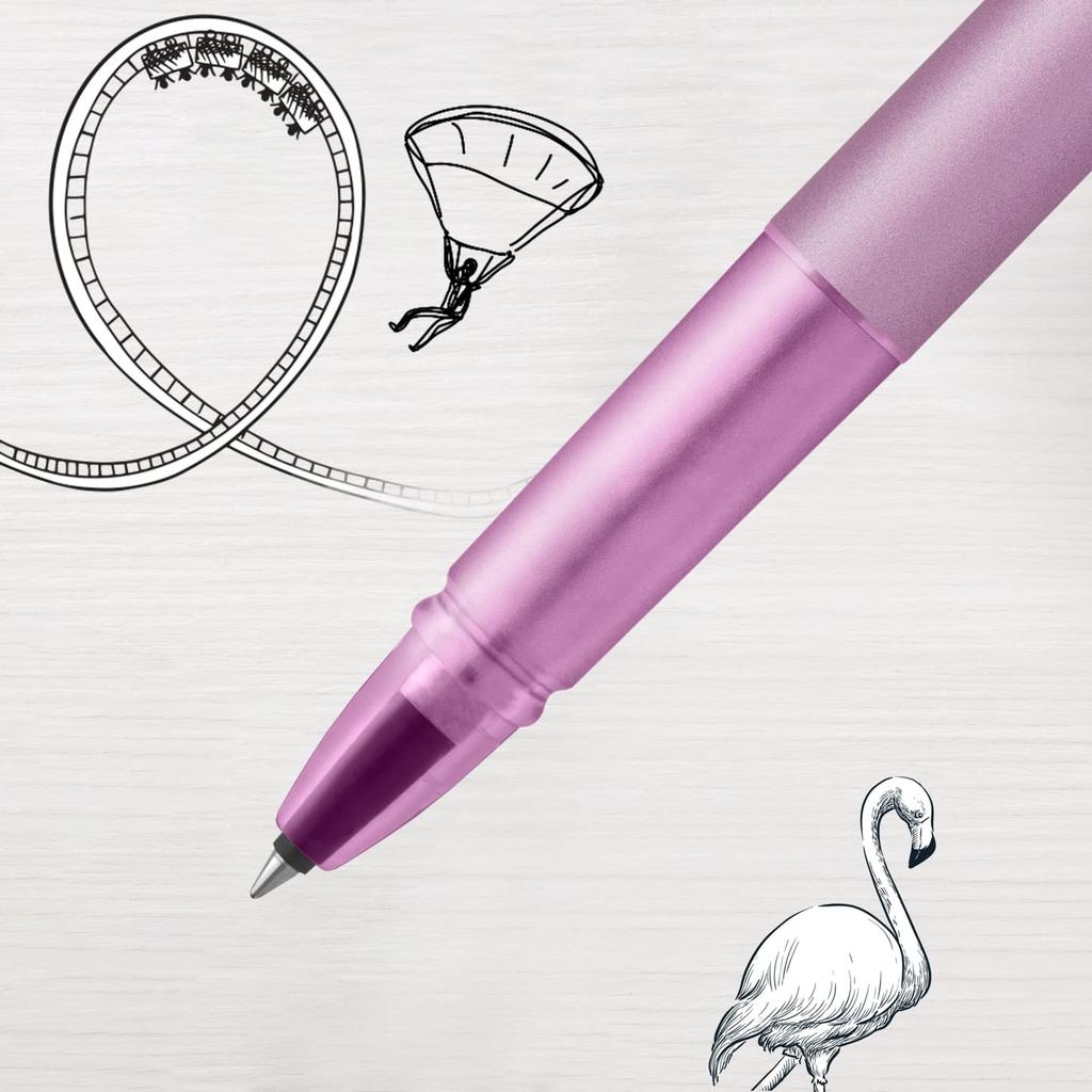Parker Вектор XL Металлический Сиреневый CT Шариковая Ручка Средняя Подарок Официально Номер Продукта 2159783Z Ручка, Наконечник, На Водной Основе, В Коробке, Импортный,