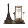 European Retro Style Iron Tower Hourglass Sand Timer Tabletop Centerpiece Decoration Sculpture