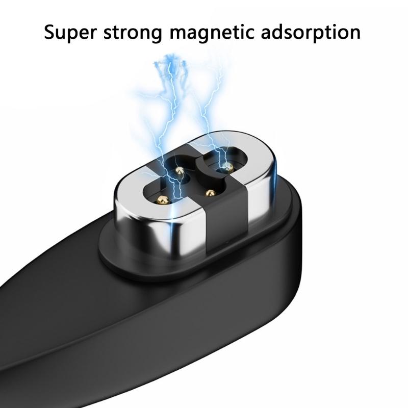 Магнитный USB-кабель для зарядки 2-в-1, кабель 1 м, совместимый с наушниками с костной проводимостью, для эффективного зарядного шнура