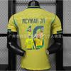 Brazil National Team Home Away Soccer Jersey Neymar 10 Crown Print Fan Edition Short Sleeve Football Shirt