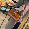 Bags for Women, Small Square Bags, Crossbody, Armpit Bags, Retro Leather Bags, Women's Bags, Light Luxury Shoulder Bags, Small Bags