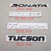 rlapg3 3D ABS SONATA TUCSON Styling Car Logo Letter Decal Tail Rear Trunk Emblem Badge Sticker For Hyundai Auto Decoration Accessories