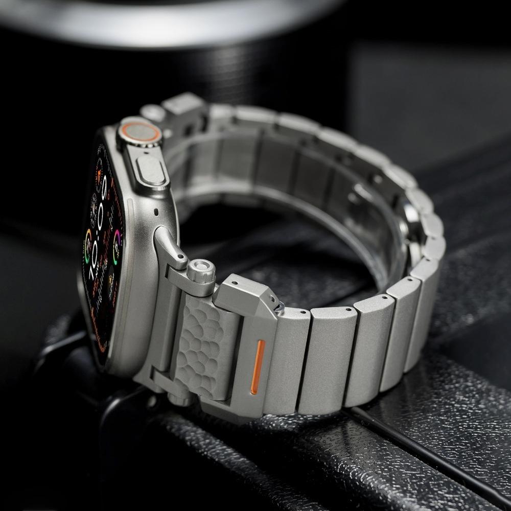 Титановый ремешок для Apple Watch Ultra 3 2 1 49 мм Серии 10 11 46 мм Роскошный металлический ремешок для Iwatch 9 8 7 45 мм 6 5 SE 3 44 мм Браслет