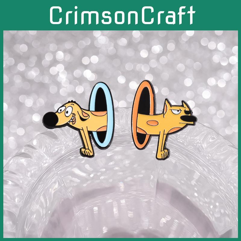 Character Charming Cartoon Alloy Brooch For Stylish Winter Fashion Accessories