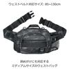 Love Soul Dream Waist Bag Hip Bag Medium Shot Neo Black Camo