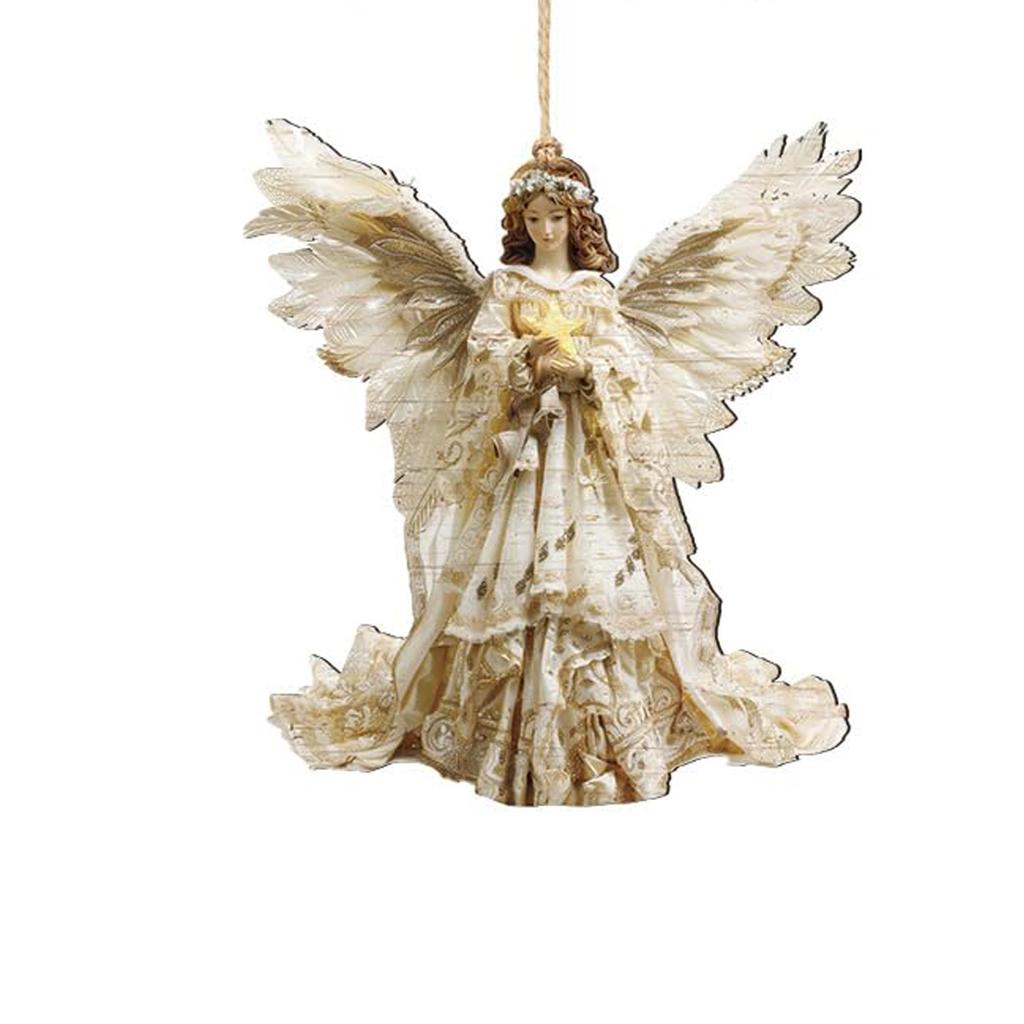 Санта 2D Плоский Акриловый Новогодний Елочный Подвесной Декор Спортивный Автомобиль Украшение Плоский Подвесной Декор