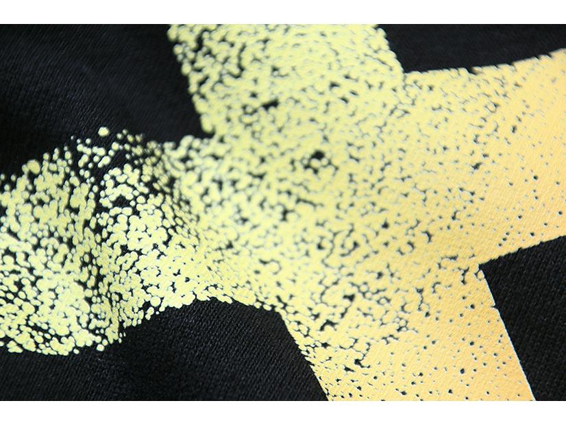 Модный европейский и американский кардиган-худи с градиентным принтом стрел