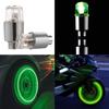 2PCS Bicycle Tire Valve Cap LED Lights Colorful Flash Lamps Auto Car Motorcycle Tire Air Valve Wheel Light Bike Accessories