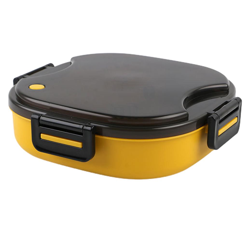 304 Stainless Steel Lunch Box Portable 3 Compartment Bento Box Heat Resistant