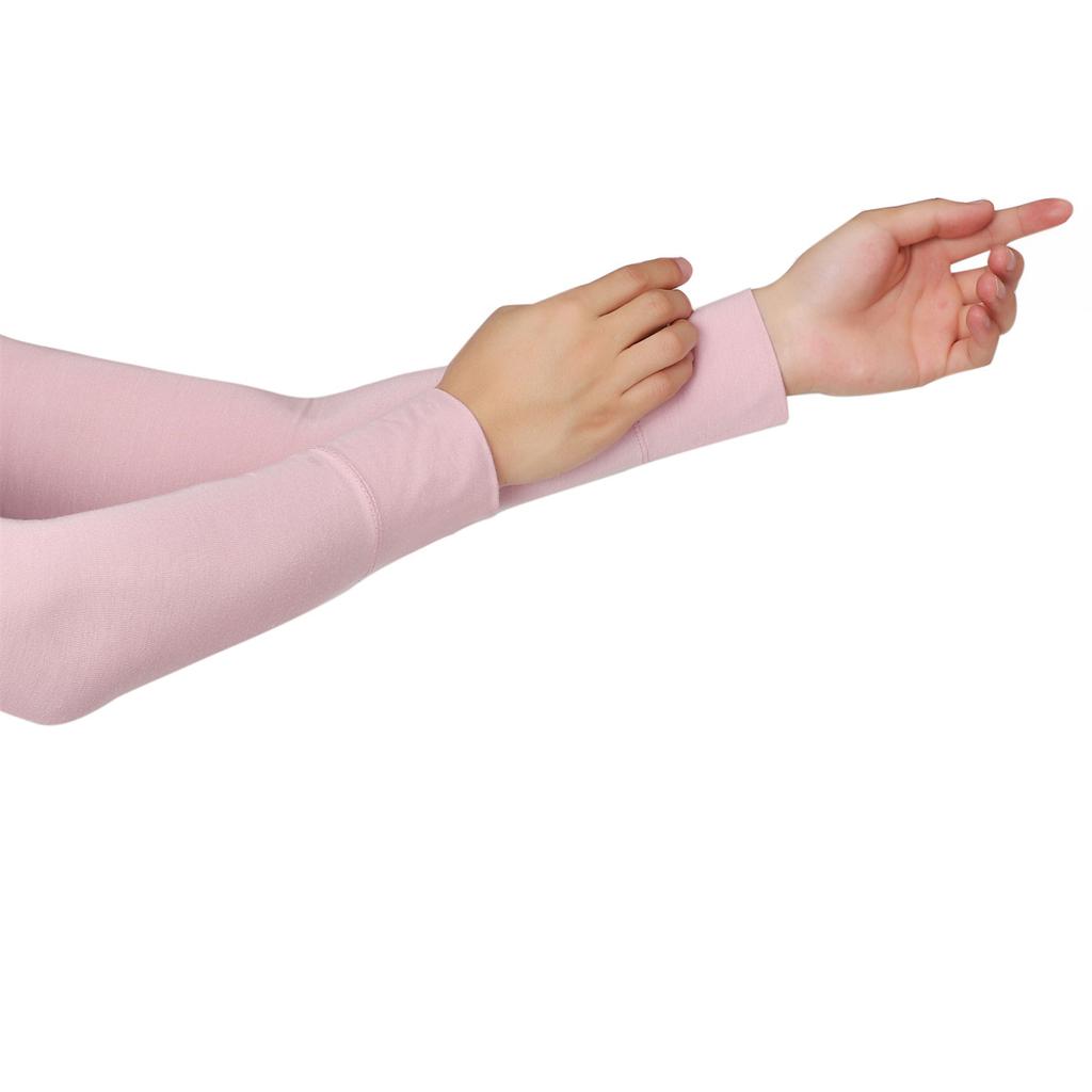 Summer New Cool Modal Cotton Arm Warmers For Women Girls Soft Driving Sunscreen Long-Sleeved Outdoor Solid Color Riding Sleeves
