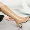 Элегантные женские туфли на высоком каблуке с острым носком, высокие сапоги, зимняя обувь для вечеринок, женская обувь 2024 года, туфли-лодочки, сексуальные туфли-лодочки Mujer Zapatos Botas
