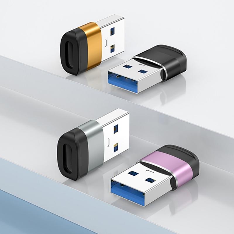 Адаптер USB Type-C (мама) на USB 3.0 (папа) Адаптер USB A на C Поддерживает скорость передачи данных 10 Гбит/с Быстрая зарядка для телефонов и планшетов