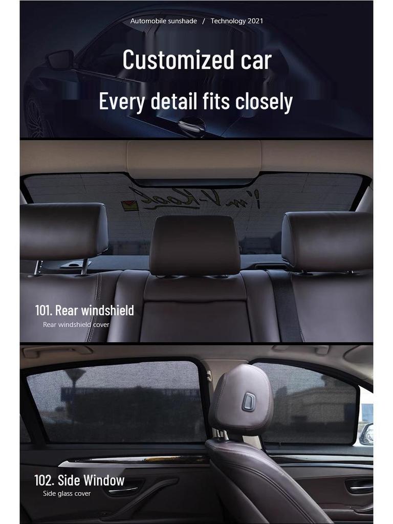 Buick LaCrosse Magnetic Window Sunshade: UV Ray Blocker & Heat Insulation.