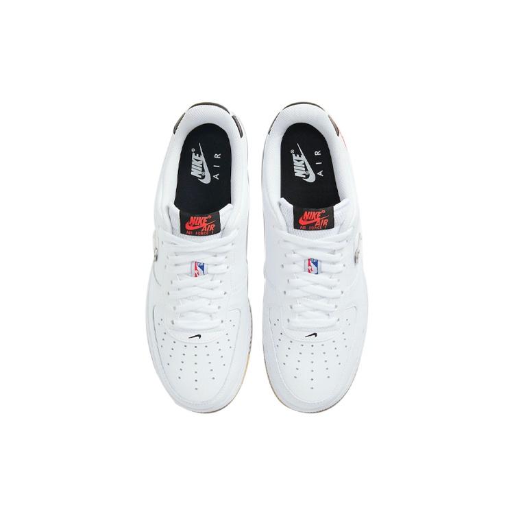 Nike X NBA Air Force 1 '07 LV8 'Белый Ярко-Красный' Мужские CT2298-101
