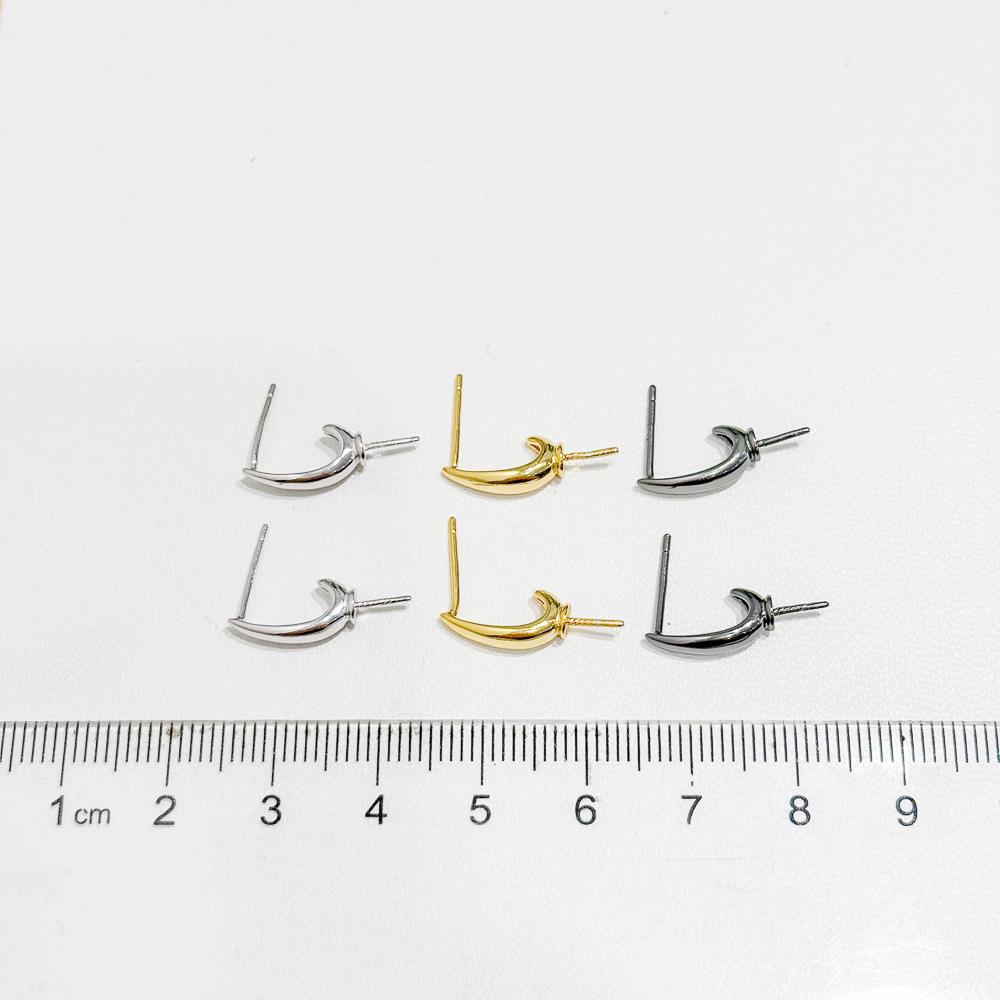 Основы для серег-пусет из стерлингового серебра S925 для круглых жемчужин 8-13 мм 22180