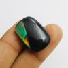 Lab-Created Opal Loose Gemstone 16.55 ct Multi-Color Doublet Cushion for Jewelry Making and Crafts