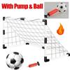 Мини-футбольный мяч, складной столб для ворот с насосом, детский спорт, игры в помещении и на улице, игрушки, детское спортивное оборудование для тренировок