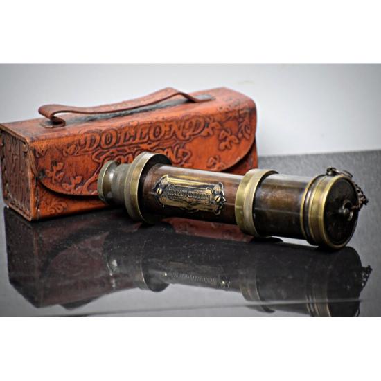 Antique Brass Working Telescope, Dolland London 1920 Spyglass/Telescope for Distant View, Valentine Gift, Gift For Boyfriend