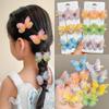 Children's Cute Butterfly Hairpins Sweet Colorful Hair Clips Headwear Korean Rhinestone Barrettes for Baby Girl Hair Accessories