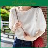 Summer Fashion Lantern Womens Sleeve Loose Shirts Embroidery Lace Oneck Casual Blouses Plus Size