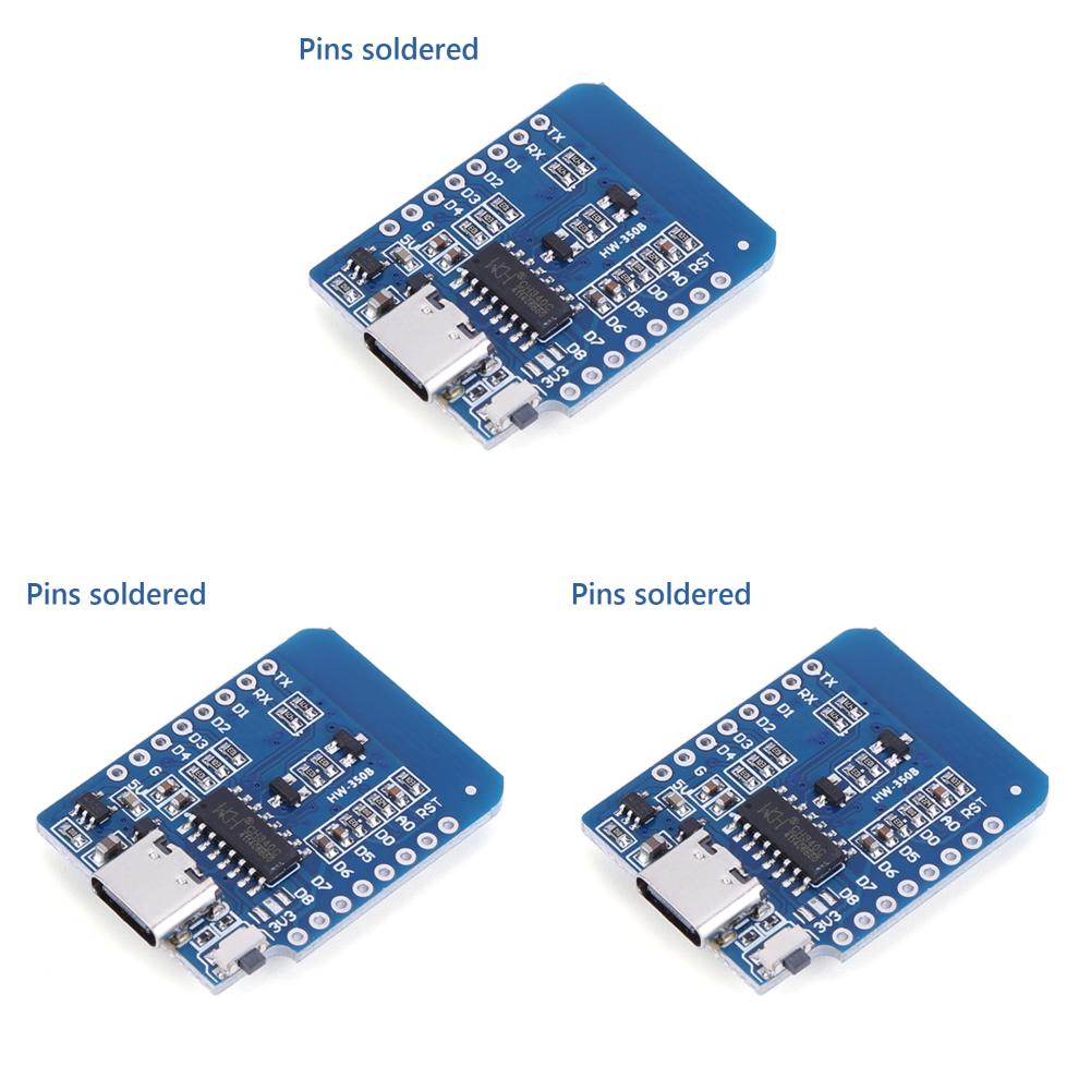1-10 шт. WeMos D1 Mini ТИП-C ESP8266 ESP-12F CH340G V2 Модуль NodeMCU Lua D1 Mini Плата разработки WiFi с пинами для Arduino