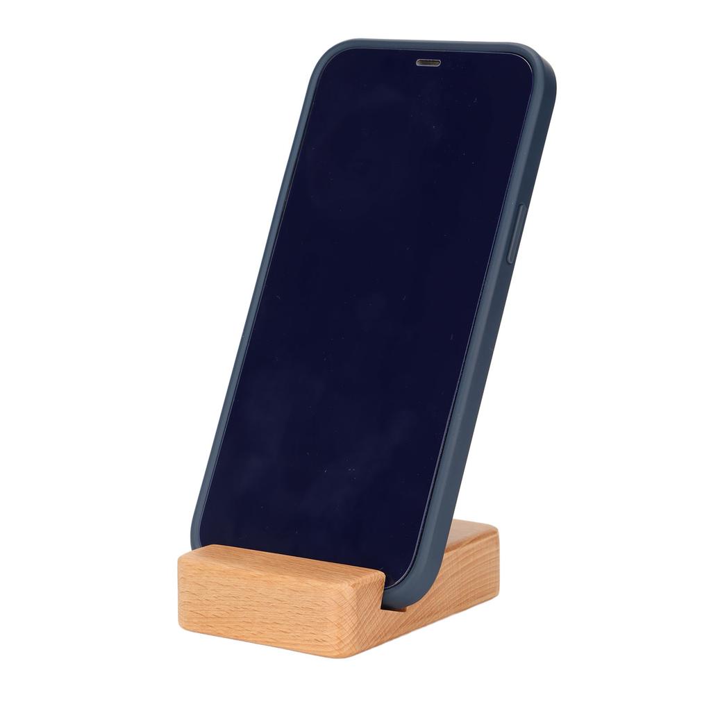 Wooden Mobile Phone Holder Cell Phone Stand Wood Universal Smartphone Desktop Holder Portable Bracket