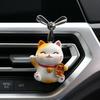 Lovely Cat Car Air Freshener Fragrance Diffuser Cute Animal Interior Accessories Car Air Conditioner Outlet Vent Perfume Clip