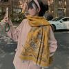 Retro Shenshu Imitation Cashmere Scarf for Women's Dual-purpose Thickened Warm Autumn and Winter Student Scarf Air Conditioner Shawl