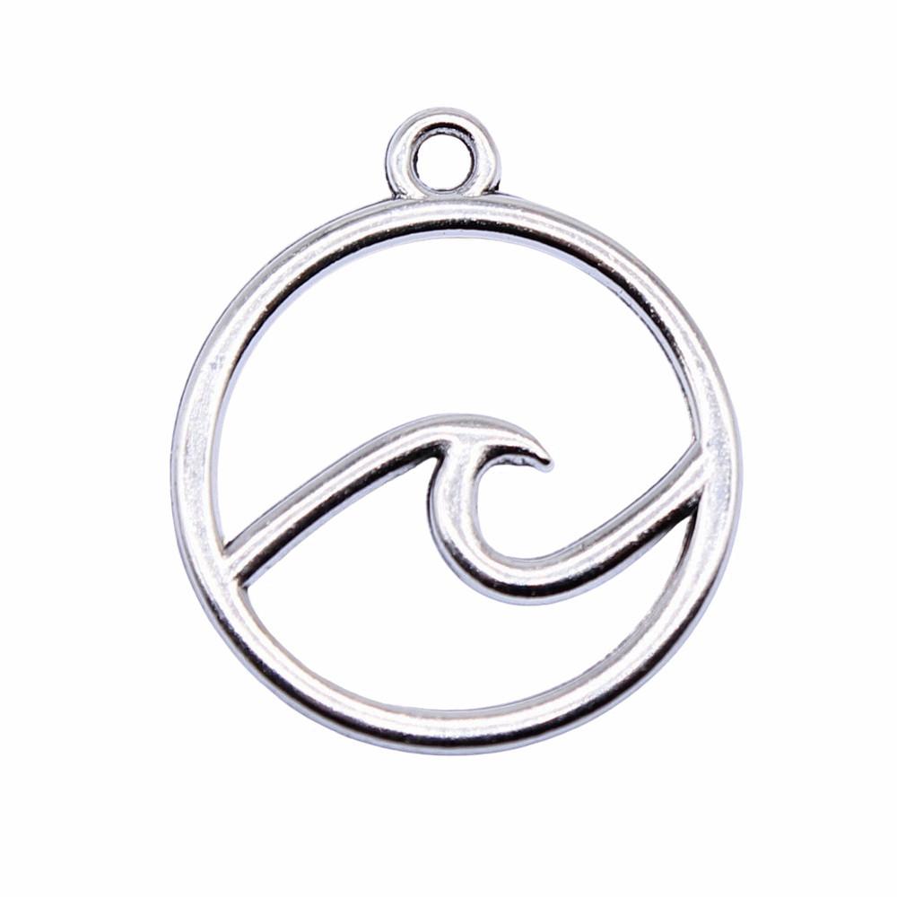 Шармы Волна Капля воды Завиток Подвески Детская бижутерия Материалы QC135