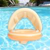 Детский надувной круг с навесом для защиты от солнца для мальчиков, девочек, начинающих пловцов