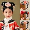 Flower Chinese Style Headwear Tassel Pearl Ancient Style Headband Princess Hair Hoop Hanfu Headdress Hanfu Hair Clip Women