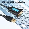 USB-адаптер RS232 с чипсетом PL2303, кабель-конвертер Serial DB9, поддержка кассового аппарата, модема, сканера, камеры