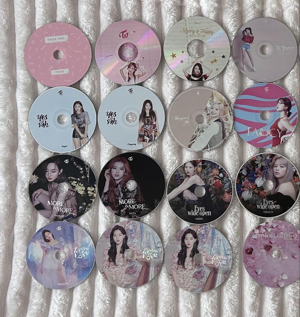 [USED] TWICE Album Trading Card Accessory CD Set Bulk Sale