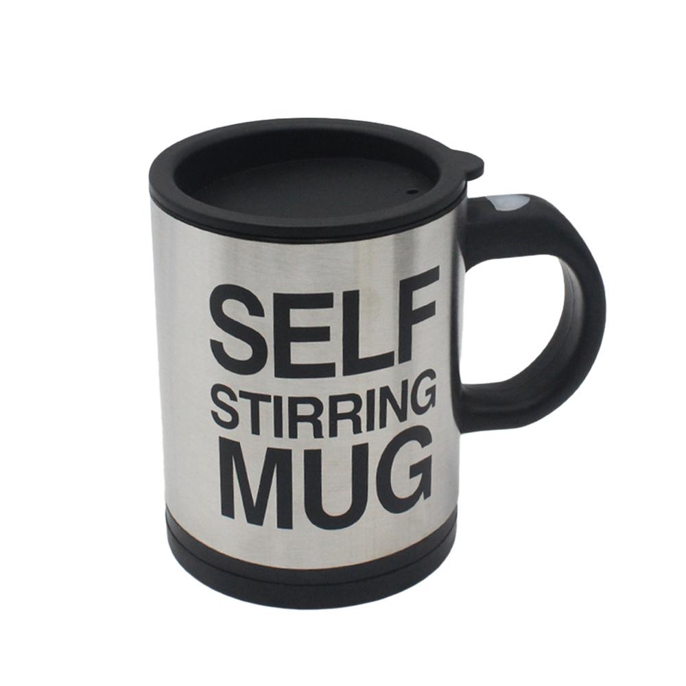 400ml Mugs Automatic Electric Lazy Self Stirring Mug Cup Coffee Milk Mixing Mug Smart Stainless Steel Juice Mix Cup Drinkware
