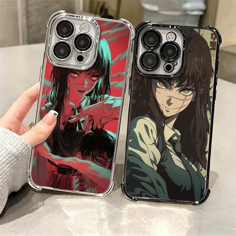 Аниме Персонаж Yoru War CSM Мягкий Чехол для Телефона Для iPhone 15 16 17 Air 14 Pro Max 16E Plus 13 12 Mini Покрытие Анти-Падение Fundas
