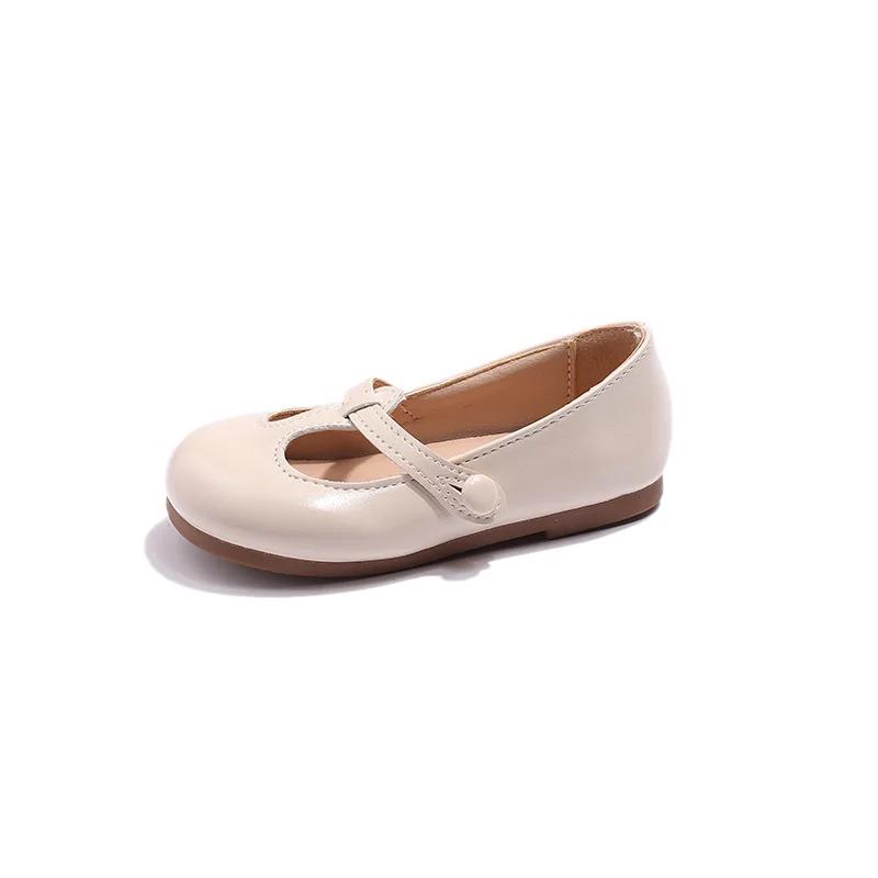 Girls' Shoe Kids Shoes Autumn New Soft Sole Leather Shoe Fashion Allmatch Princess Shoes Children Shoe Flat Shoes for Children